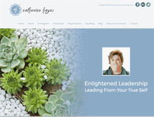 Tablet Screenshot of catherinehayescoaching.com